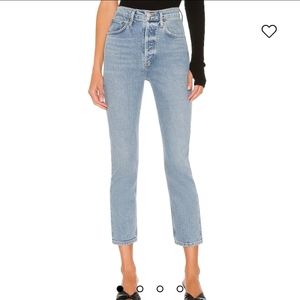 Agolde Riley cropped jean